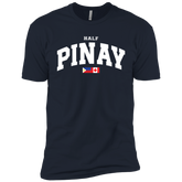 Half Pinay FILCAN Flag Youth Cotton T-Shirt